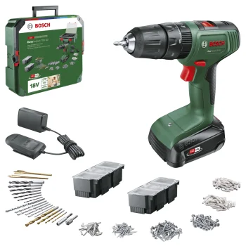 Аккумуляторная ударная дрель Bosch EasyImpact 18V-40 с батареей 1.5 Ач и ЗУ