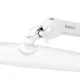 Elegante LED darba lampa ar galda stiprinājumu, balta