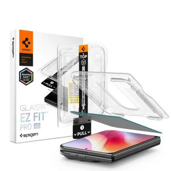Aizsargstikls Spigen Glas.tR EZ Fit Pro HD AC Privacy, iPhone Duo