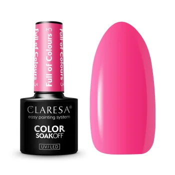 Claresa Full of colours 3 Gēla nagu laka, 5 g