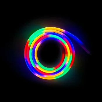 Neon gaismas virtene LED lenta RGB 10m