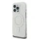 Guess iPhone 16 Pro Case IML 4G Background MagSafe, White