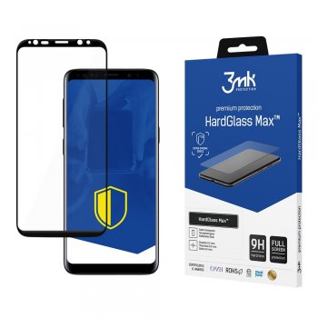 3MK Samsung Galaxy S9 (G960F/DS) 5D Telefona Aizsargstikls Max uz Visu Ekrānu | Tempered Glass Screen Protector