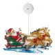 LED Christmas Window Decoration with Suction Cup, Santa Claus