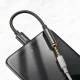Baseus USB-C на 3,5 мм AUX MiniJack Кабель-Переходник, Черный | Baseus USB-C to 3.5 mm Female...