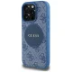 Guess iPhone 16 Pro Max vāciņš 4G Circle with Classic Logo MagSafe, zils