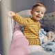Ricokids Braided Cot Bumper, 3 m, Pink