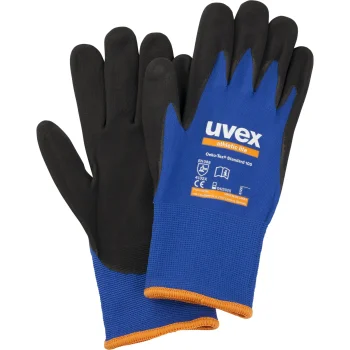 uvex athletic lite Assembly Gloves, Size 11, Blue/Black