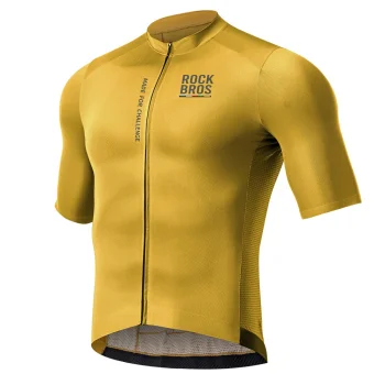 Vīriešu velokrekls Rockbros ROAD TO SKY 15120014025, L, dzeltens