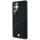BMW Leather Textured and Smooth MagSafe vāciņš Samsung Galaxy S25 Ultra Melns