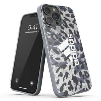 Adidas SP Snap Case Leopard vāciņš Apple iPhone 13 / 13 Pro - Pelēks