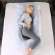 Multifunctional Maternity Pregnancy and Breastfeeding Pillow J-shape