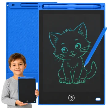 12" LCD планшет для рисования со стилусом, синий