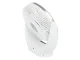 Bezvadu galda ventilators ar LED gaismu un akumulatoru, balts/sudraba