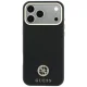 Чехол Guess для iPhone 18 Pro / 17 Pro Grained Round Strass MagSafe, черный