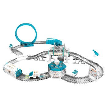 Гоночный трек Космос XL конструктор для детей, 276 деталей с...
