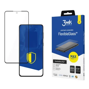 Samsung Galaxy S24 (SM-S921) 3MK Flexibleglass Max Lokāms Aizsargstikls uz Visu Ekrānu | Tempered Glass Full Screen...