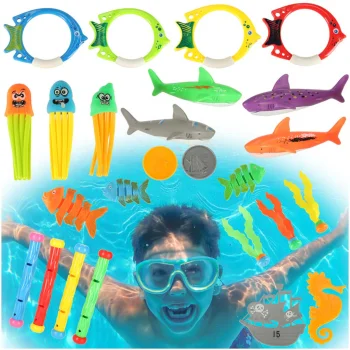 Diving and Pool Water Toy Set, 27 Pieces