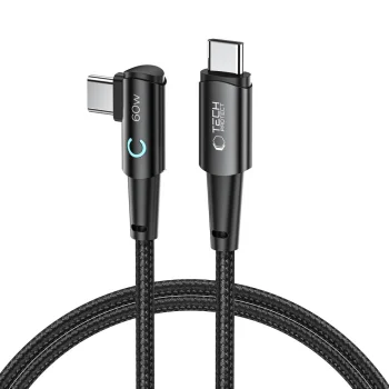 Tech-Protect UltraBoost L USB-C / USB-C kabelis 60W 6A 1m, pelēks