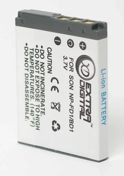 Аккумулятор Extra Digital для Sony NP-BD1 / NP-FD1, 750mAh