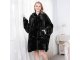 Oversized Warm Hoodie Sweatshirt Blanket with Pocket for Men and Women, Black