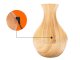 Air Humidifier, Aroma Diffuser, Aromatherapy, RGB Illumination, USB, Light Brown
