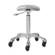 Gabbiano Fine Silver Roll Speed frizieru taburete, sudraba