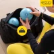 Svara bumbas pilatesam 4FIZJO Toning Ball 2 x 1 kg, zilas