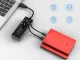 4-портовый разветвитель USB 3.0, черный