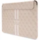 Guess 4G Printed Stripes klēpjdatora vāciņš līdz 14\", rozā