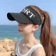 Спортивный козырек от солнца на эластичной ленте, черный