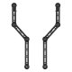 Maclean MC-335 universālais VESA soundbar stiprinājums, 15 kg, melns