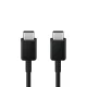 Samsung USB-C uz USB-C kabelis 3A 1.8m, melns