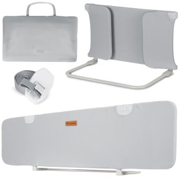 Nukido Защитный Барьер, Бортик для Кровати, 150х44 см, Серый