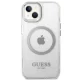 Guess Metal Outline MagSafe vāciņš iPhone 14 Plus - Sudraba