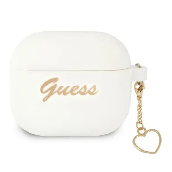 Guess GUA3LSCHSH AirPods 3 maciņš, Balts