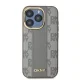 DKNY iPhone 15 Pro Max Case Leather Checkered Mono Pattern MagSafe, Beige
