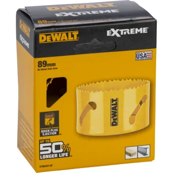 Биметаллическая коронка DeWalt DT90334-QZ 89 мм