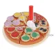 Деревянная пицца с аксессуарами, 21 см | Wooden pizza play set with accessories