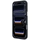 Чехол BMW Sign Deboss Quilted Metal Logo MagSafe для iPhone 18 Pro / 17 Pro, темно-серый