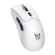 ONIKUMA DM01 bezvadu spēļu pele, 2.4 GHz / Bluetooth / USB-C, 12800 DPI, balta