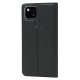 Google Pixel 5a 5G Magnetic PU Leather Phone Stand Card Slot Case Book Cover, Black | Чехол для...