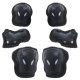 RALLEX Knee, Elbow, and Wrist Protection Set, Black