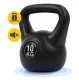 Kettlebell svaru bumba 4FIZJO 10 kg, melna