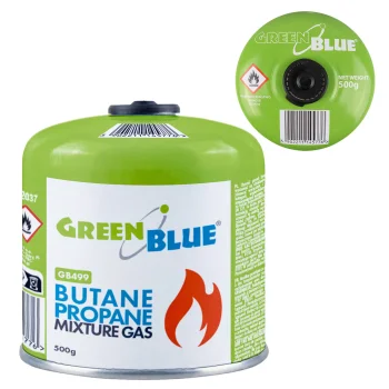 Gāzes baloniņš GreenBlue GB499, 500 g, vītne 7/16" EN417