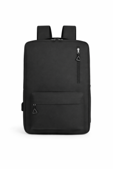 Large City Travel Backpack with USB Port 18-20L, Black