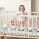 Ricokids gultiņas apmalīte 3m, piparmētru-pelēka