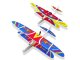 Illuminated Polystyrene Aeroplane Glider with an Electric Motor USB LED