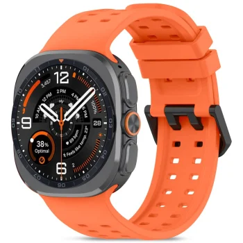 Tech-Protect Silicone Air siksniņa Samsung Galaxy Watch Ultra 47mm pulkstenim, oranža
