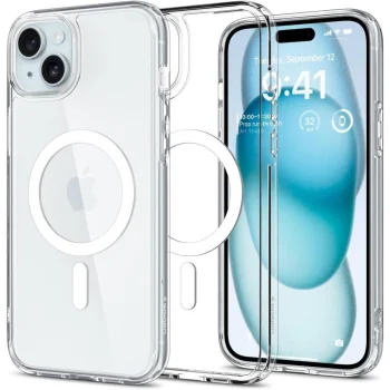 Spigen iPhone 15 vāciņš Ultra Hybrid Mag, balts